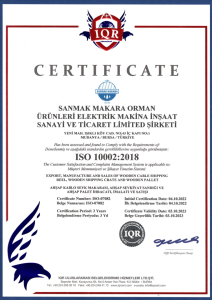 ISO 10002:2018 Belgesi